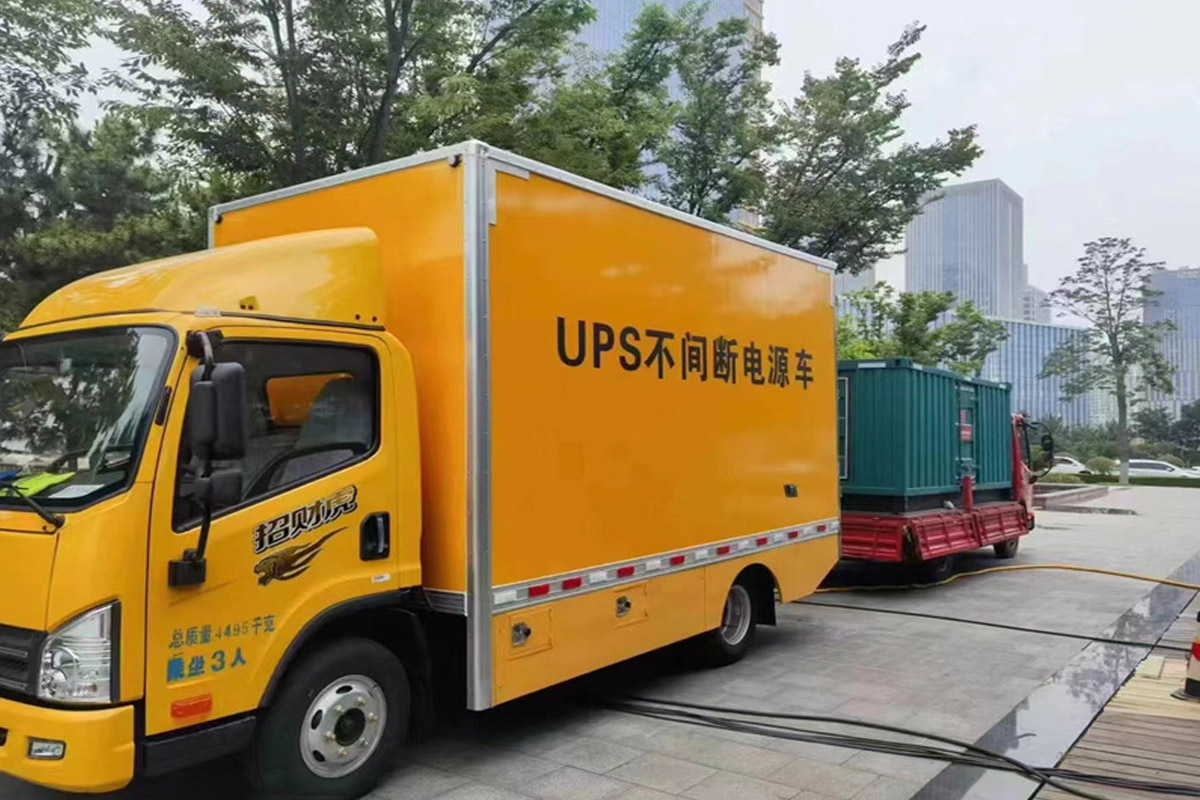 黔东南发电机租赁施工现场