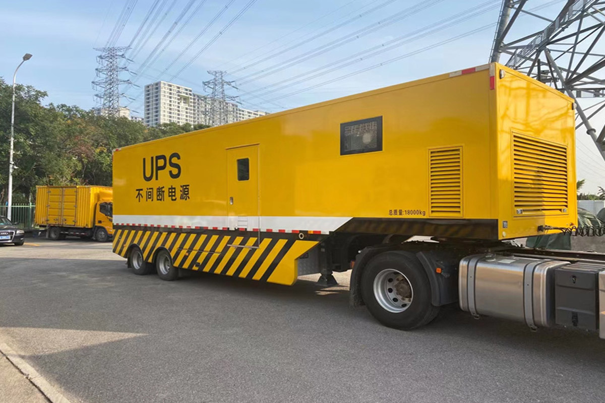 黔东南发电机租赁施工现场
