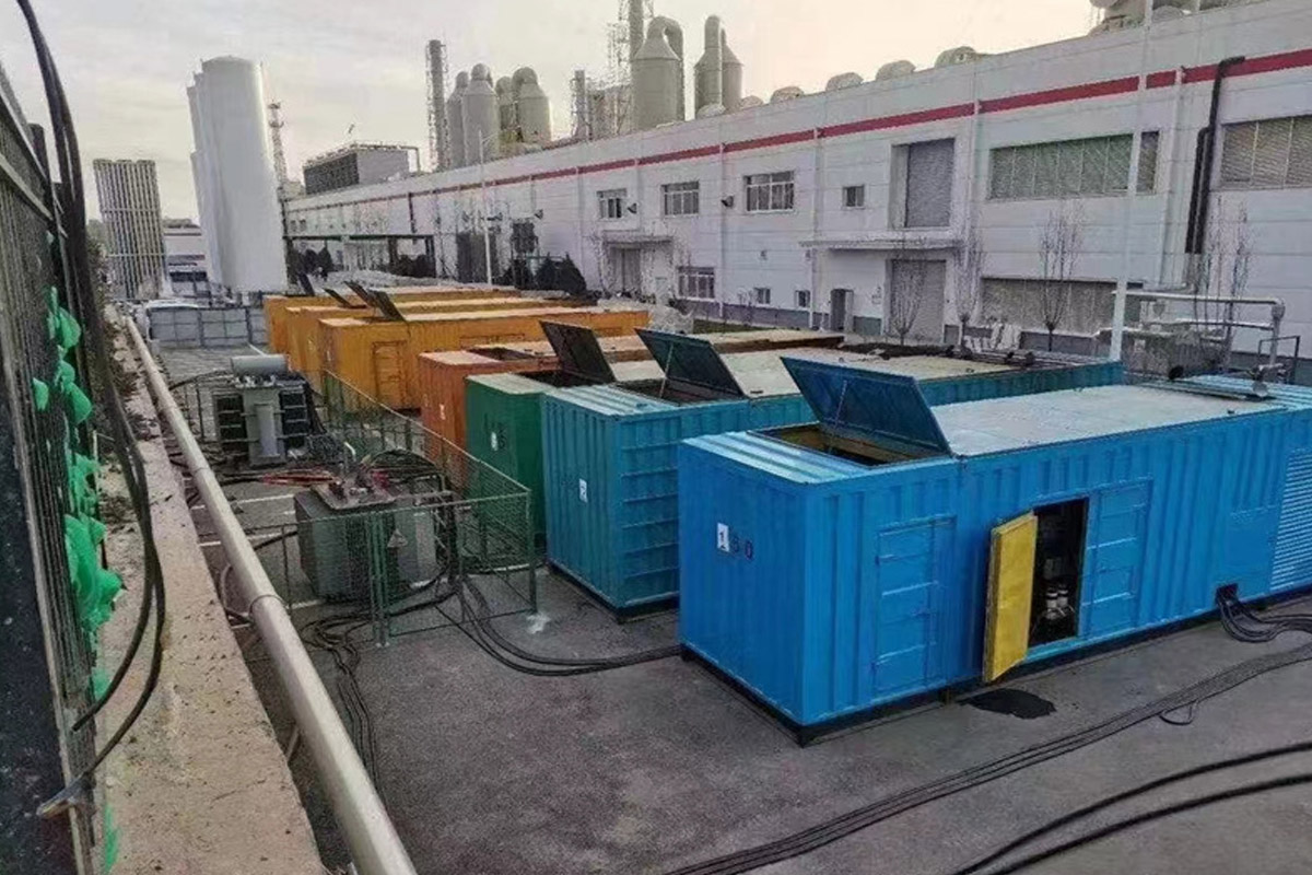 黔东南发电机租赁施工现场