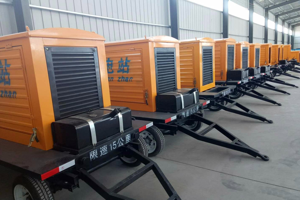 黔东南发电机租赁施工现场